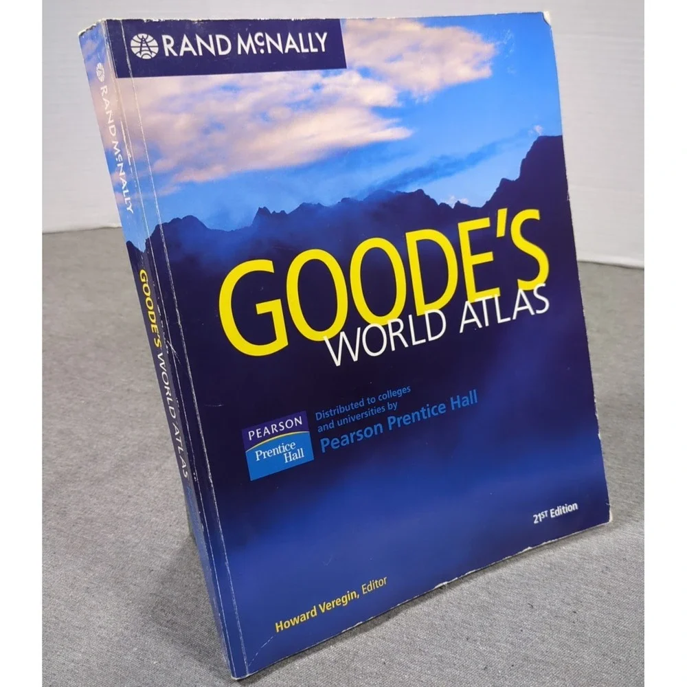 2005 Goode's World Atlas 21st Edition Rand‎ McNally Vintage Trade Paperback